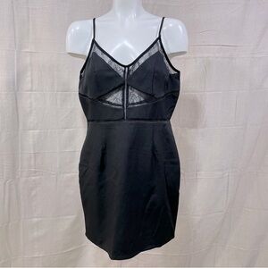 (NWT!) Nasty Gal Lace Trim Bodycon Midi Dress